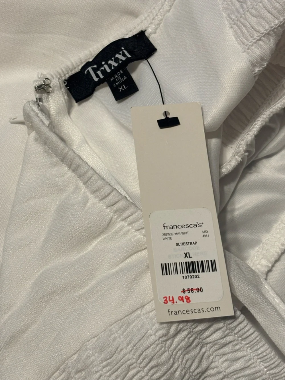 Francescas Collections lightweight white